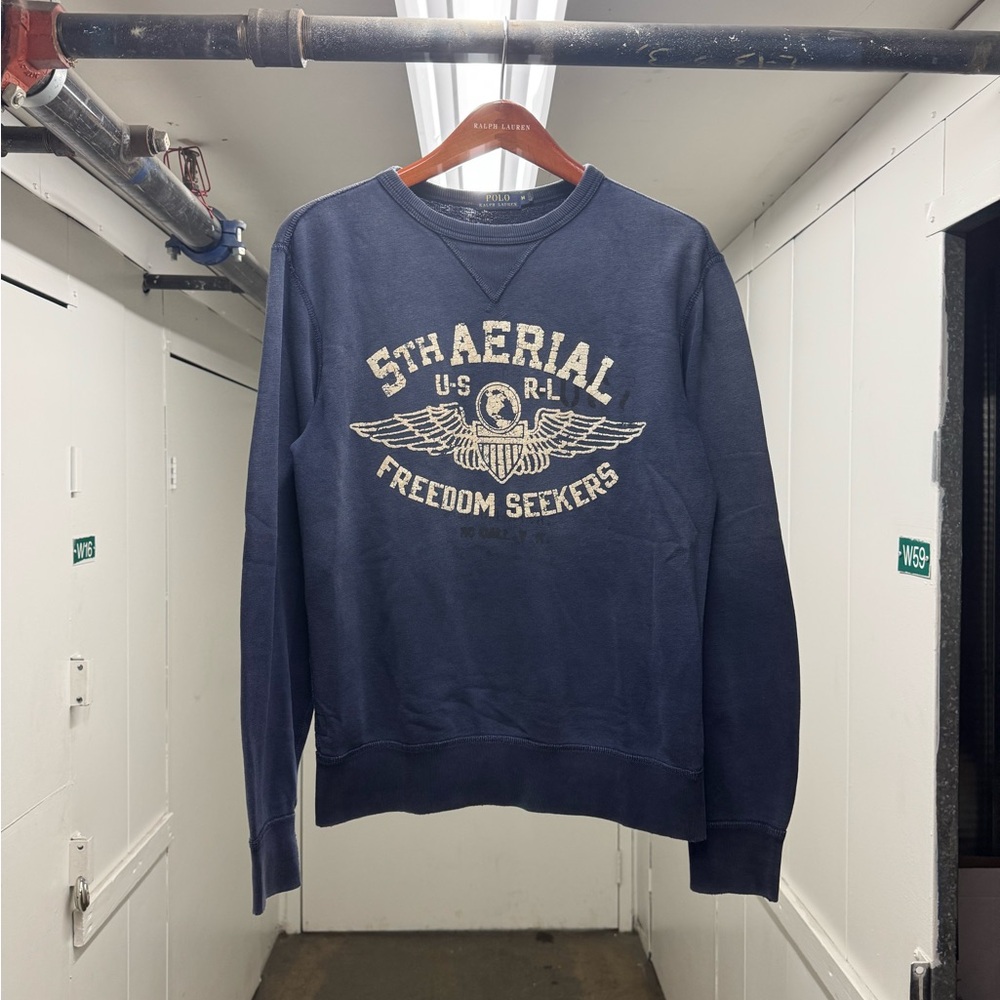 Polo Ralph Lauren 5th Aerial Freedom Seekers Air Force Style Crewneck Sweatshirt